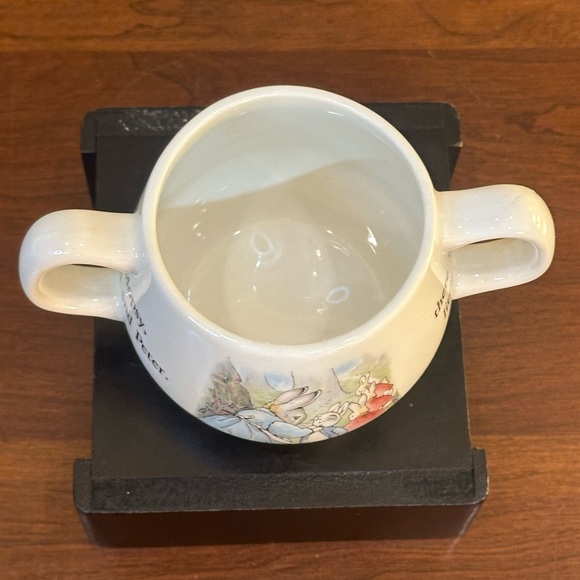VTG 1980s Wedgewood Peter Rabbit Child's Plate, Bowl & Cup 3 Piece Set England - Picture 13 of 16